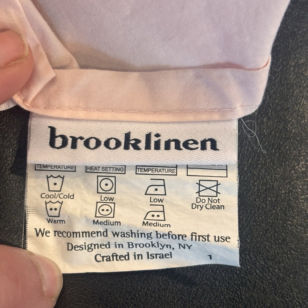 Brooklinen 100% Cotton Queen Pink Flat Sheet - Picture 5 of 6